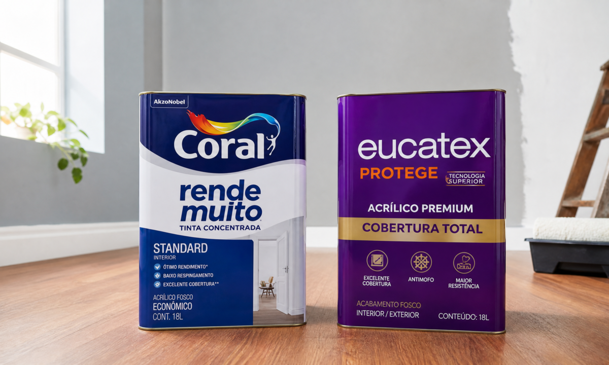 Tinta Coral ou Eucatex