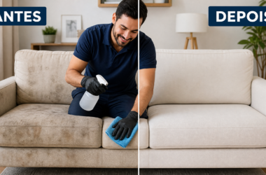 Como limpar sofá em casa