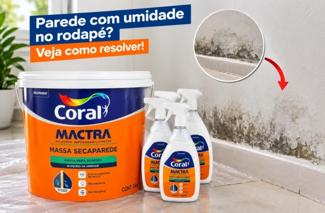 Massa Separa Parede Coral Mactra de 18 kg e Spray Separa Parede