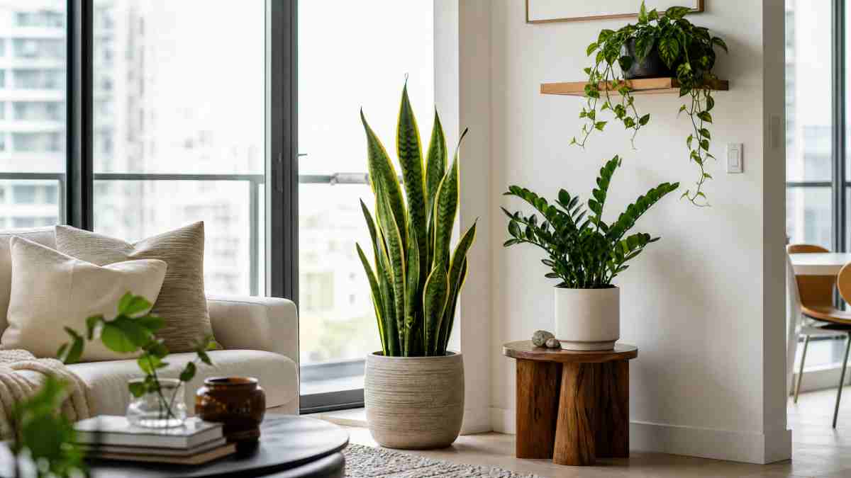 Plantas para apartamento de baixa manutenção