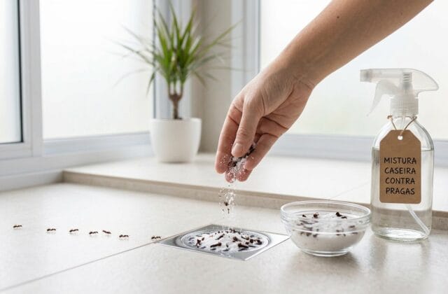 Como eliminar formigas na cozinha, baratas e moscas de banheiro de forma caseira